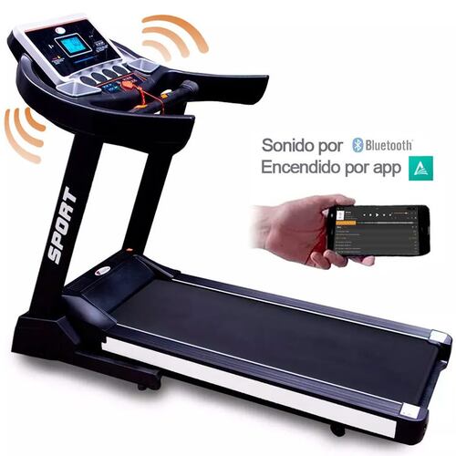 Caminadora 3 Hp Electrica Inclinacion Automatica 110Kg 3 Niveles Pantalla LCD Ahorra Energia Centurfit