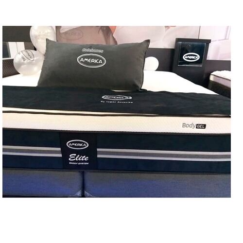 Colchon America Body Gel Bagy Sistem Elite Queen Size Nuevo.