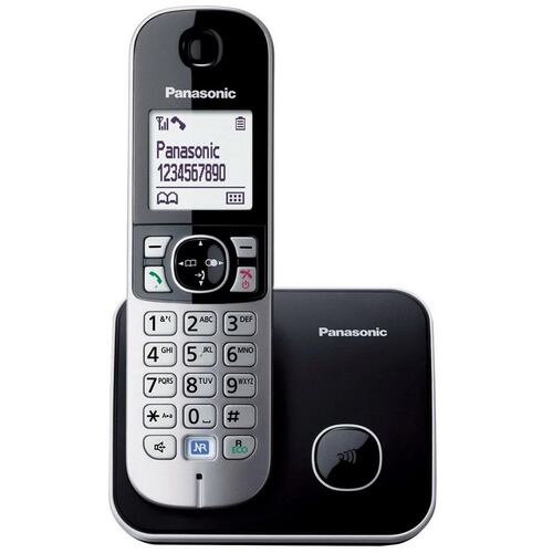 Panasonic Teléfono Inalámbrico DECT KX-TG6811, Altavoz, 1 Auricular