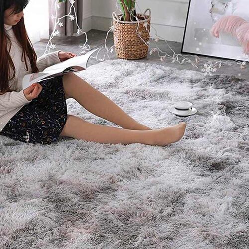 Tapete Decorativo Afelpado Motley 1.80mx1.20m de Fibra Larga Ultra Suave y Caliente Ideal para Sala recamara