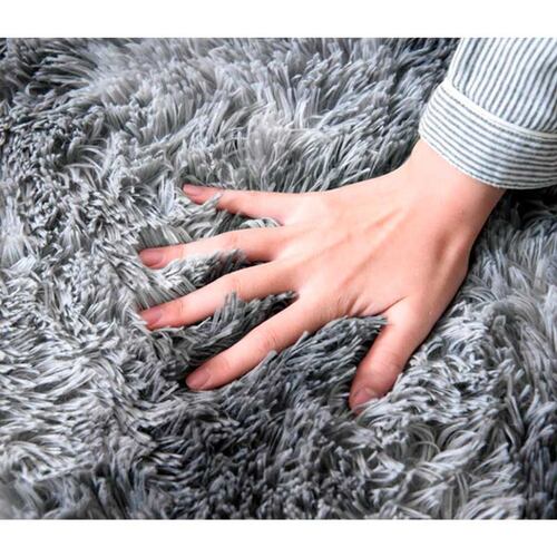 Tapete Decorativo Afelpado Motley 1.80mx1.20m de Fibra Larga Ultra Suave y Caliente Ideal para Sala recamara