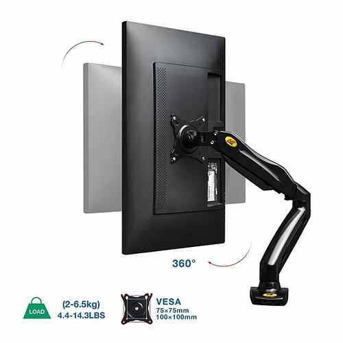 Soporte de Escritorio North Bayou NB F80 para monitores de 17" a 30".