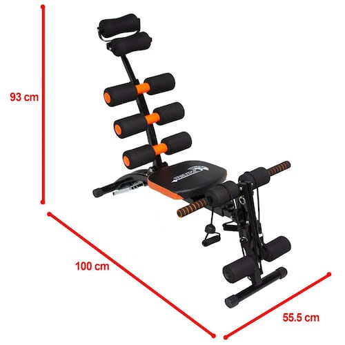 Aparato Ejercitador Abdomen Infinit Multifuncional 6 En 1 Abs Banco Centurfit