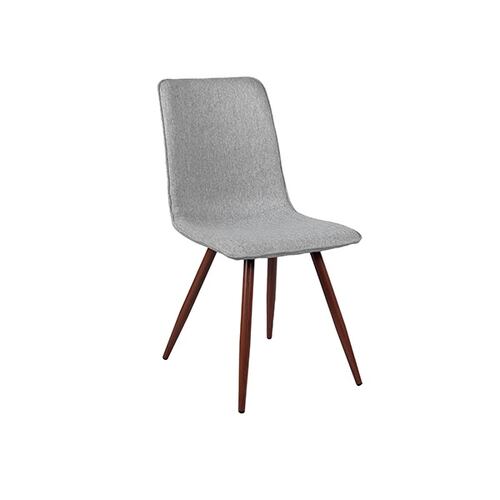 Silla de Comedor Milena Gris y Nogal - Kessa.