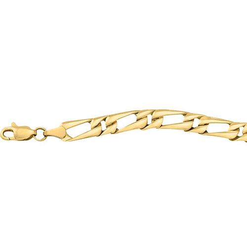 Esclava Dama Tejido 1x1 De 18 Cm Por 6mm Oro 10 K