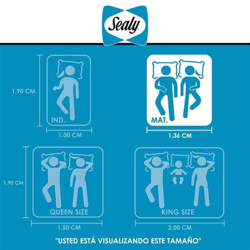 Colchón Matrimonial Montego Sealy Extra Suavidad