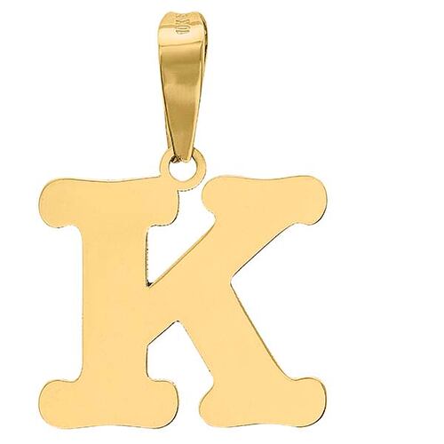 Dije Letra K Oro 10 K
