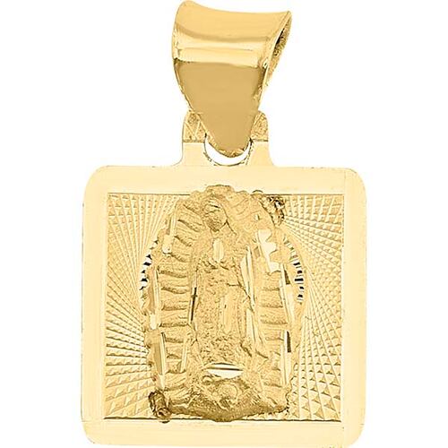 Medalla De Virgen De Guadalupe Oro 10 K 