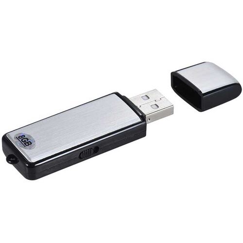 Grabadora de Voz Espia 8GB Fralugio Simulación Memoria USB 20 Horas Audio