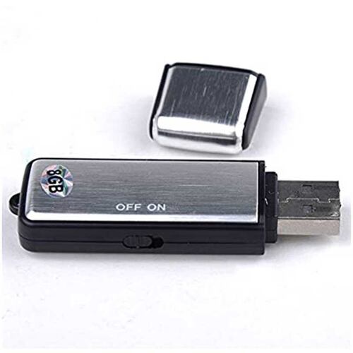 Grabadora de Voz Espia 8GB Fralugio Simulación Memoria USB 20 Horas Audio