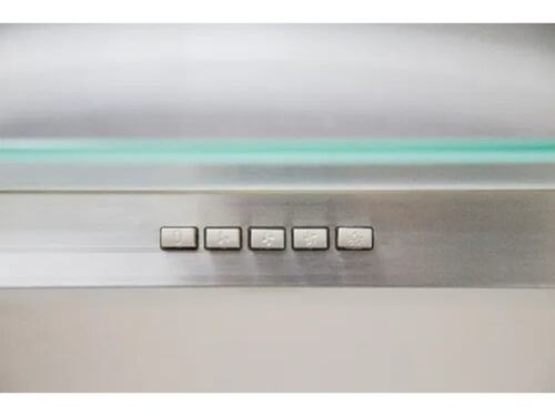Campana Cocina Isla IHD Isola Milan 60 Cm Acero Inox Y Cristal Curvo