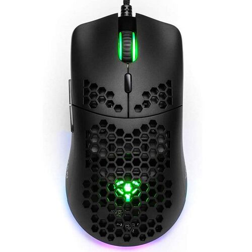 Mouse YeYian Links 3000 RGB Alambrico USB 7200DPI Negro YMG-24310