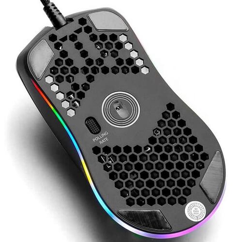 Mouse YeYian Links 3000 RGB Alambrico USB 7200DPI Negro YMG-24310