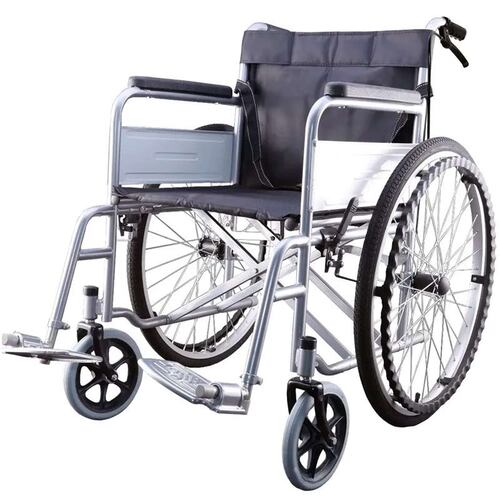 Silla De Ruedas Llanta Todo Terreno Plegable Medico Uso Rudo