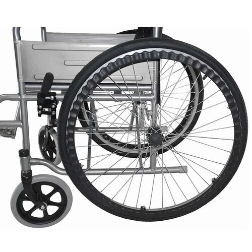 Silla De Ruedas Llanta Todo Terreno Plegable Medico Uso Rudo