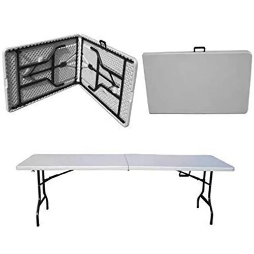 Mesa Plegable Jardimex Plastico Tipo Portafolio 1.80m Jardin Evento
