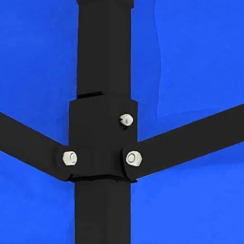 Carpa 3x3 Toldo Jardimex Paredes Transparentes Azul Armable Plegable Azul .