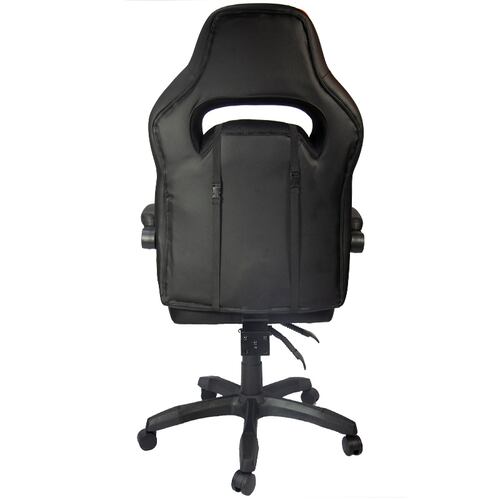 Silla Gamer Ergonomica Reposa Pies Cojin Desmontable Reclinable Roja