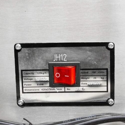 Molino De Carne Motor 1HP  Acero Inoxidable 120 Kg Uso Rudo Profesional
