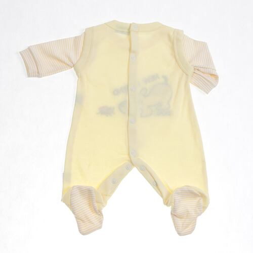 Mameluco para Bebé color Amarillo 0 a 2 años.