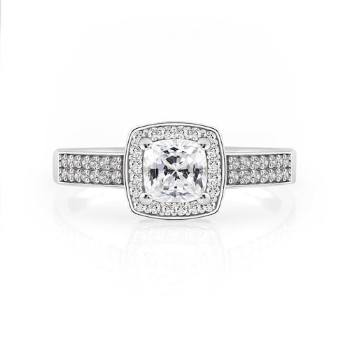 ANILLO DE COMPROMISO MABEL ORO 10K ABBA JOYAS.