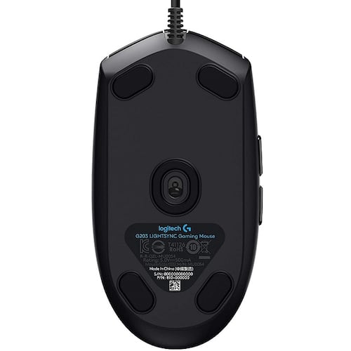 Mouse Logitech G203 LIGHTSYNC RGB Alambrico Optico USB Negro 910-005793