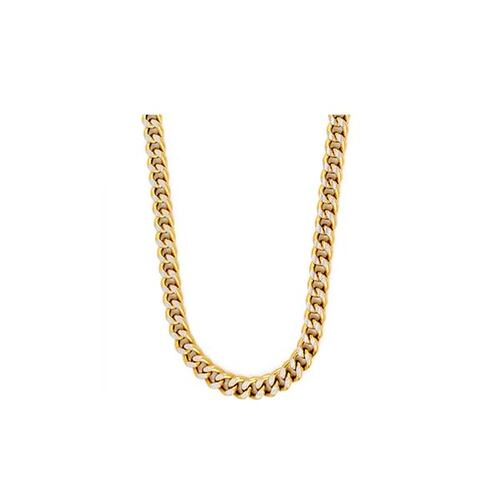 Cadena Diamantada 1X1 en Oro de 14 K + Obsequio