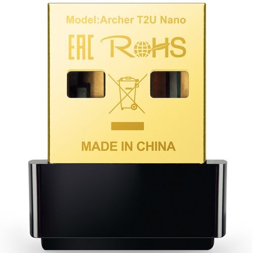 Adaptador Inalámbrico USB Tp-Link Archer T2U Nano Banda Dual AC600.