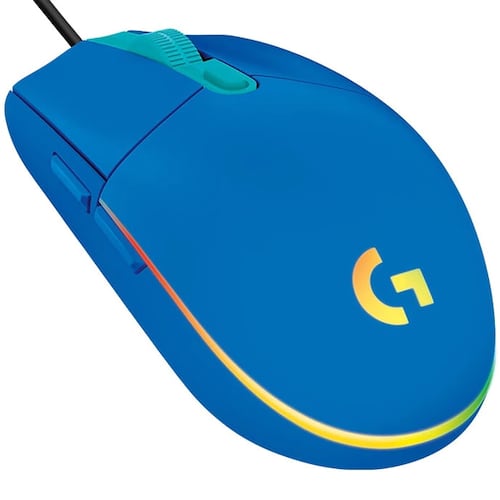 Mouse Logitech G203 LIGHTSYNC RGB Alambrico Optico USB Azul 910-005795.