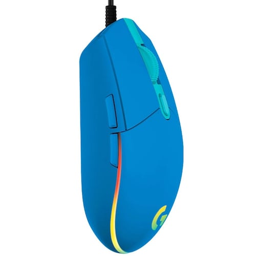 Mouse Logitech G203 LIGHTSYNC RGB Alambrico Optico USB Azul 910-005795.