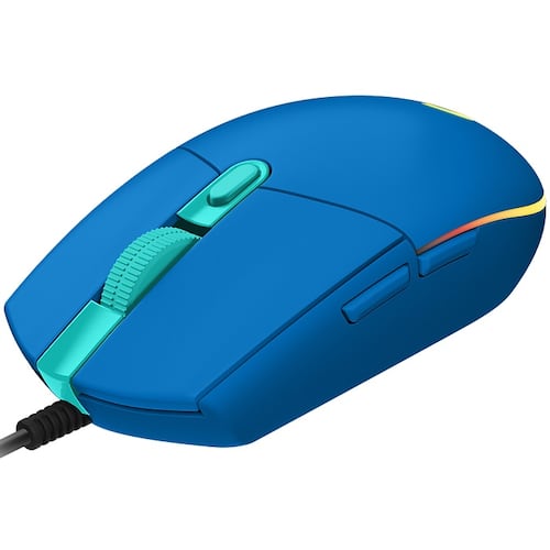 Mouse Logitech G203 LIGHTSYNC RGB Alambrico Optico USB Azul 910-005795.