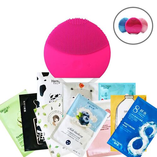 KIT LIMPIADOR + SET DE 10 MASCARILLAS.