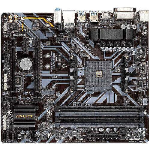 Tarjeta Madre GIGABYTE B450M DS3H V2 4xDDR4 2xPCI-E USB3 Socket AM4.