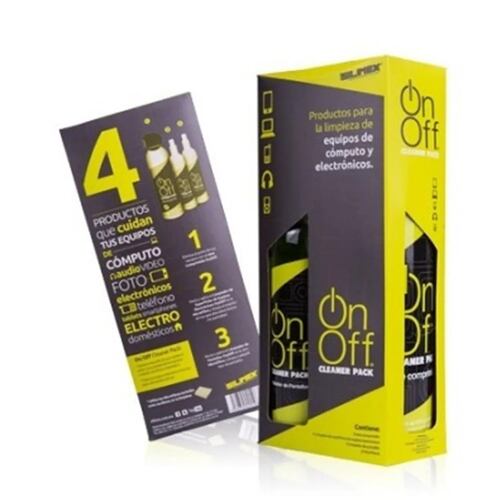 Kit Limpieza Silimex Removedor Limpiador Pantalla Microfibra On-Off Cleaner Pack