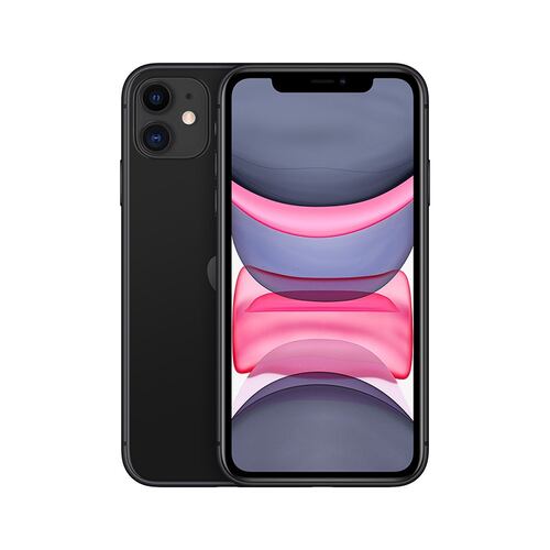 CELULAR Reacondicionado Grado A iPhone 11 64GB 4GB RAM NEGRO + KIT ACCESORIOS.