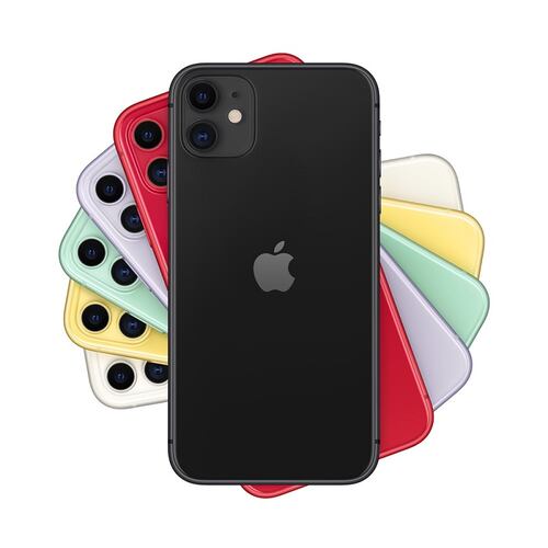 CELULAR Reacondicionado Grado A iPhone 11 64GB 4GB RAM NEGRO + KIT ACCESORIOS.