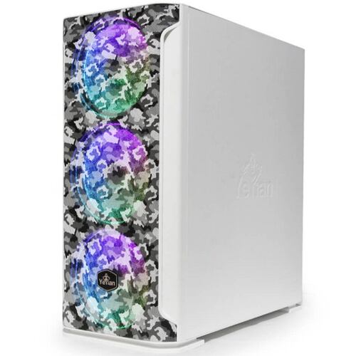 Gabinete YeYian HOLLOW 2500 3 Ventiladores LED RGB Vidrio Templado YGH-49704