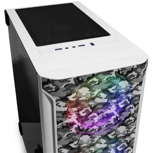 Gabinete YeYian HOLLOW 2500 3 Ventiladores LED RGB Vidrio Templado YGH-49704