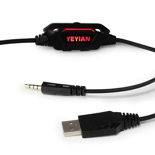 Diadema YeYian VICIOUS Serie 3000 LED Microfono Gaming Headset 3.5mm YDV-33403.