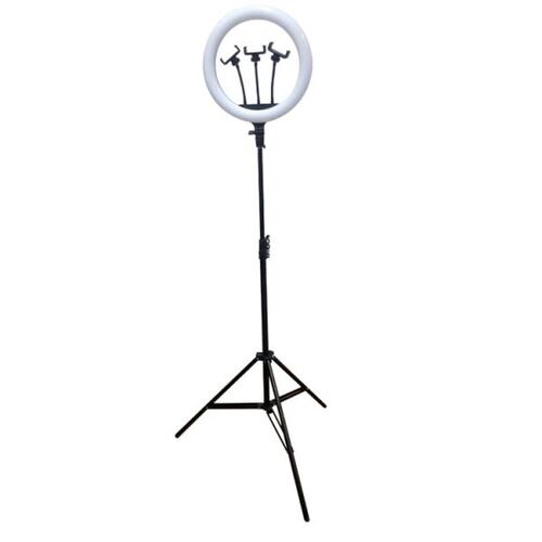 Aro De Luz Led 14 Pulgadas Profesional Maquillaje Videollamada Con Tripie Gratis FRALUGIO.