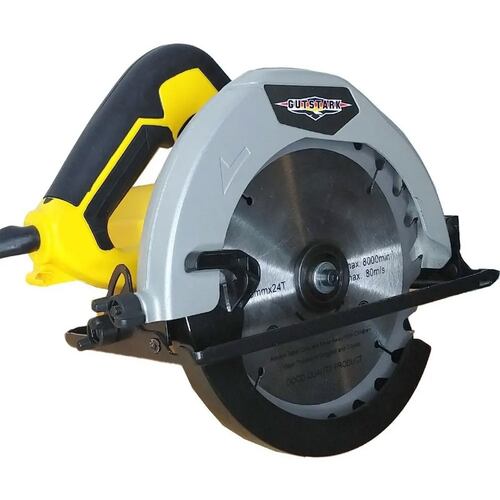 Sierra Circular Electrica 1200w Disco 7 1/4 Gutstark  Cortadora Madera