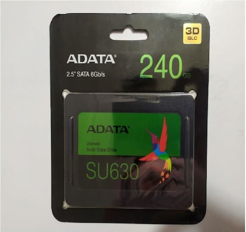 Unidad De Estado Solido 240 Gb Sata 3 ssd ADATA PC LAP DISCO DURO ULTRA RAPIDO RESPALDO NEGRO GAMER