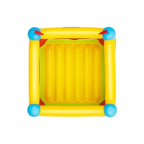 Brincolin Inflable Infantil Fisher-Price Castillo Con Malla Multicolor