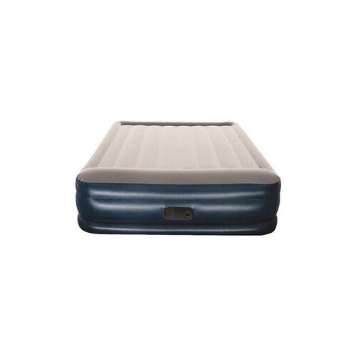 Colchon Inflable Bestway Queen Azul Con Bomba Ca Integrada