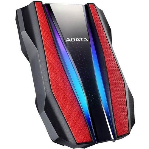 Disco Duro Externo Adata HD770G 1TB RGB USB 3.2 Rojo AHD770G-1TU32G1-CRD