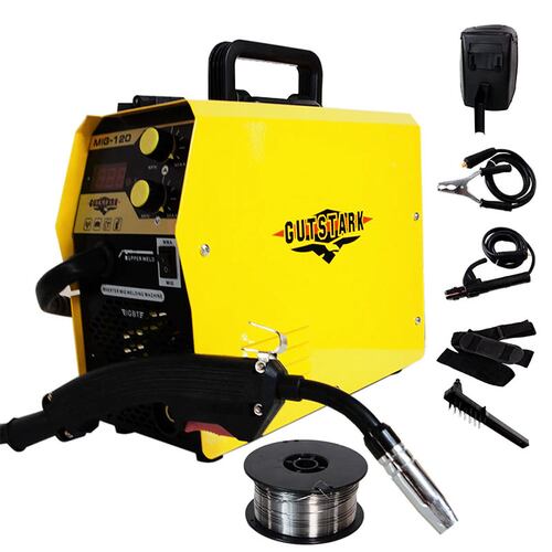 Soldadora Microalambre Inversora con Gas 120a 110v Maquina Soldar