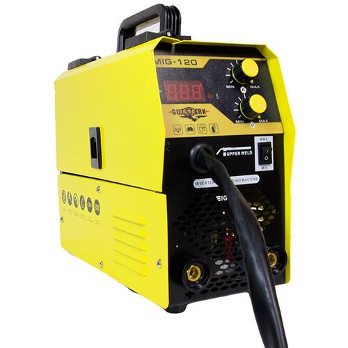 Soldadora Microalambre Inversora con Gas 120a 110v Maquina Soldar