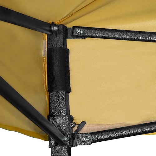 Carpa 3x3 Toldo Plegable Reforzado Amarilla Impermeable Jardin Exterior