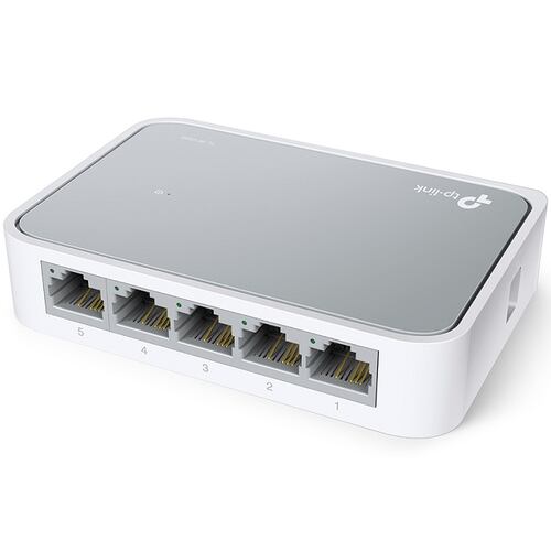 Switch 5 Puertos Tp-Link 10/100 Mbps TL-SF1005D Plug & Play