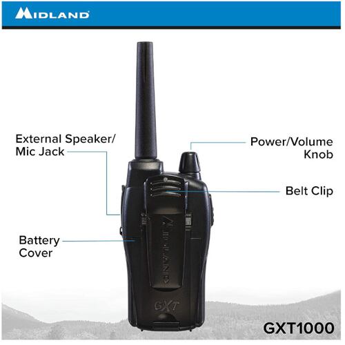 Radios 2 Vias Midland Gxt1000vp4 58 Kms.